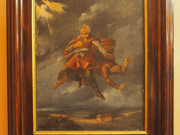 dzieła prezentowane w Dworku Krasińskich - a tu Pan Twardowski.