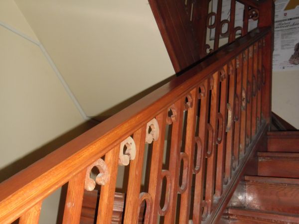 Klatka schodowa w kamienicy Lubomelskich.