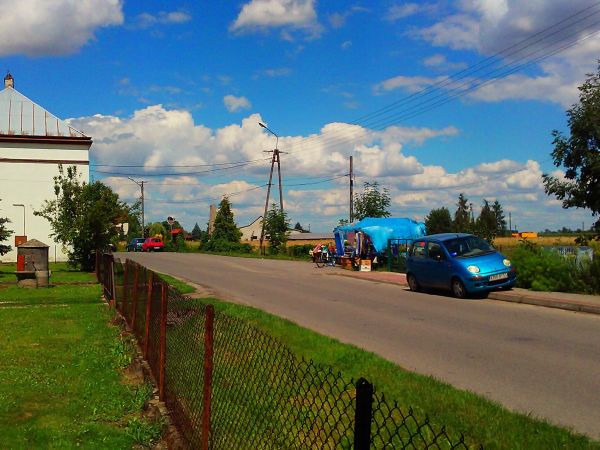 Głowna ulica w Strzelcach Wielkich