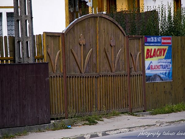 Ozdobna brama-Szczawnica.