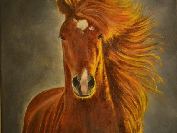 obraz olejny  rok wykonania 2014  Elzbieta Maluch Miechowicz