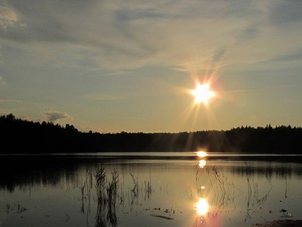 Nad jeziorem Gogolinek w Czarnym