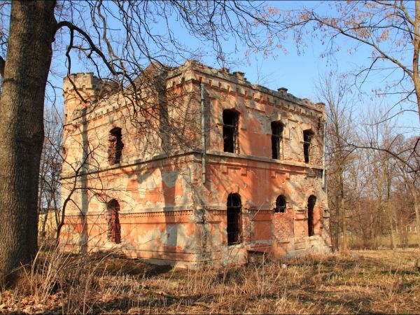 Pałacyk z początku XIX wieku  projektu architekta Chrystiana Piotra Aignera. Należał do Terleckich a następnie do Drohojowskich . Wokół niego duży , zdziczały p