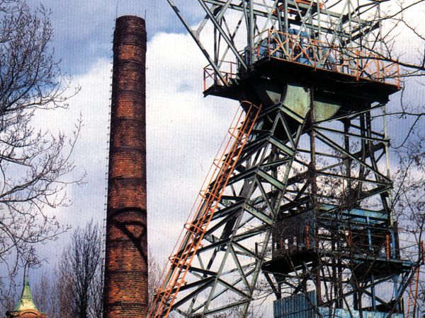 Szyb "Franciszek" dawnej kopalni Walenty-Wawel