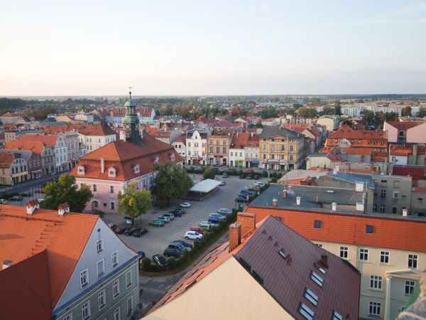 Rawicz- Widok z wieży kościoła