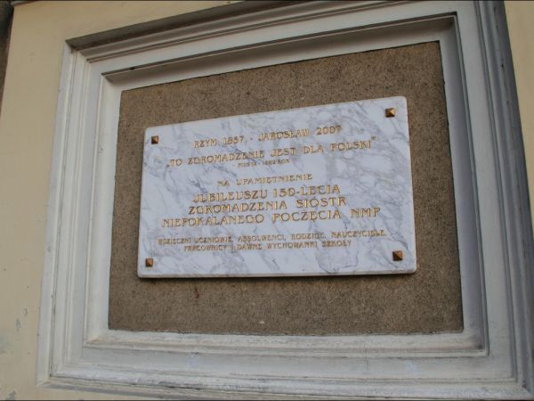 Klasztor i park  ss. Niepokalanek na Głębokiej.