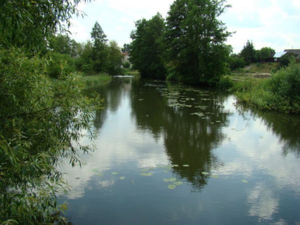 Widok na Okrzejkę z mostu