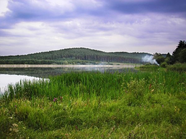 Zalew - Widok na Czubatkę