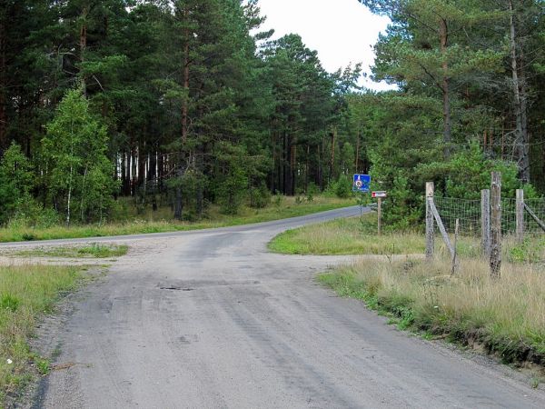 W drodze z Czarnej Wody do Wiecka