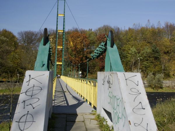 Kładka na rzece Poprad