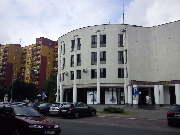 Sosnowiec-Budynek Banku PKO.