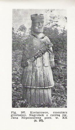 ze zbiorów prywatnych: lata 70-te XX wieku w materiałach przewodnickich,  warto zaznaczyć iż nagrobek wykonany przez kamieniarzy z Brusna Starego, - polecam gal