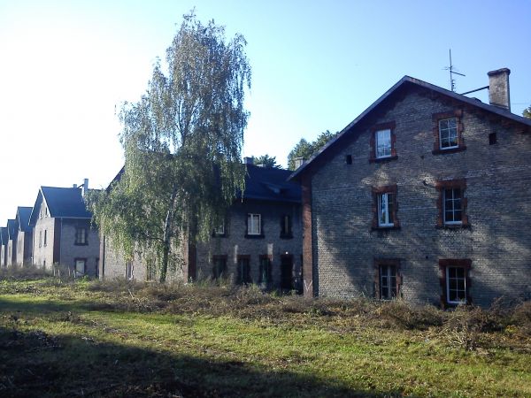 Czeladź-Piaski. Kamienice przy Ul. Betonowej.