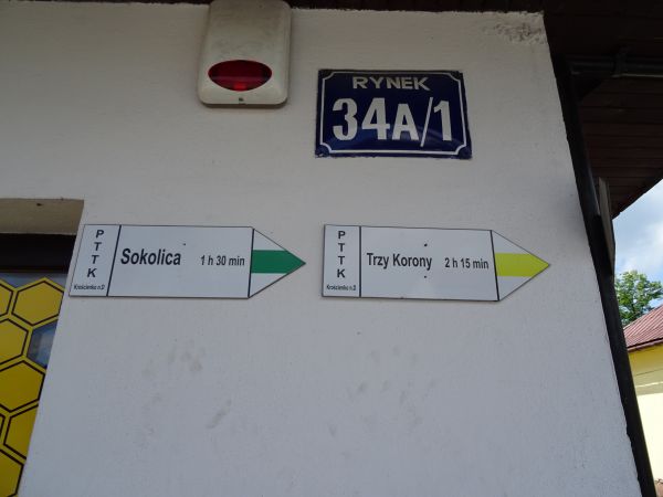 Drogowskazy turystyczne- Rynek