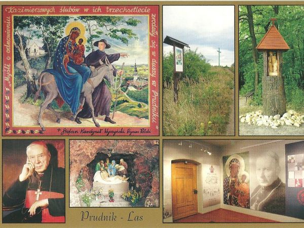 ze zbiorów prywatnych : materiały sławiące sanktuarium i klasztor franciszkański.