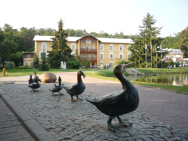 Nałęczów.W parku zdrojowym.