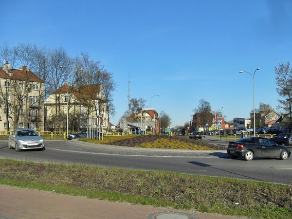 Rondo Wałaszewskiego i Sikorskiego w kierunku do Tczewa