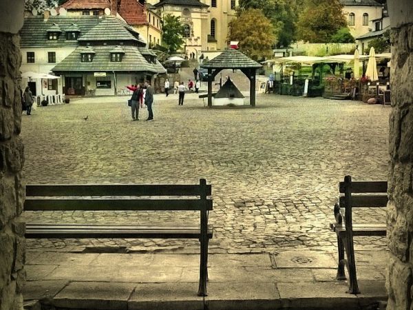Rynek w Kazimierzu Dolnym.