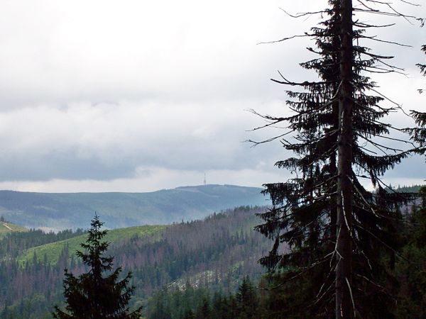 Widok z Baraniej Góry.