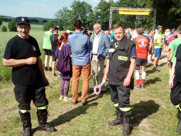 Zabezpieczenie Biegu Papieskiego 11.06.2017r. OSP Domacyno.