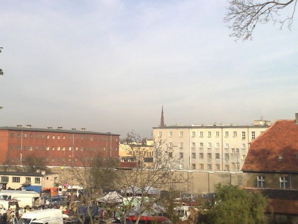 Widok z Fiszgórki na Zakład Karny.