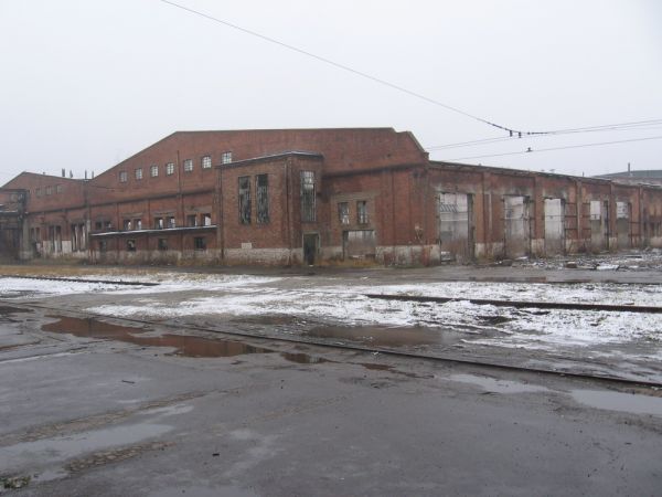 To ruiny dawnego ZNTK nie istniejące obecnie.