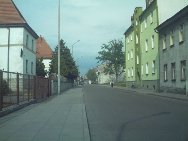 Wycinek ul. Mieczysława Stryjewskiego.