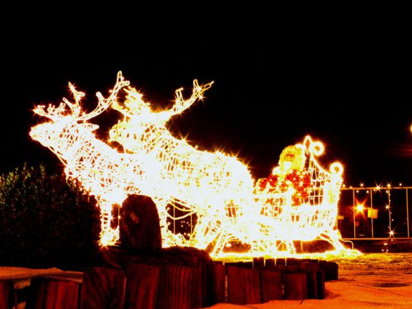 Mikołaj na Promenadzie Gwiazd w Międzyzdrojach (Boże Narodzenie 2009)