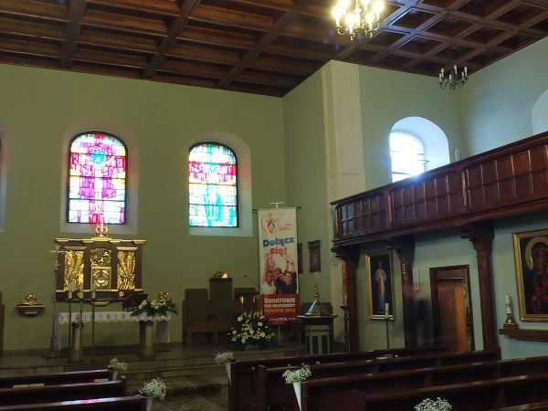 Wnętrze kościoła p.w Jana Chrzciciela