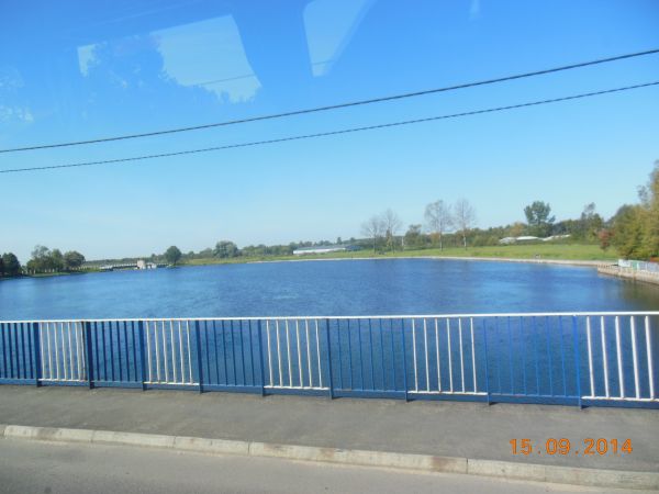 Zalew na rzece Supraśl w Wasilkowie, powiat białostocki.