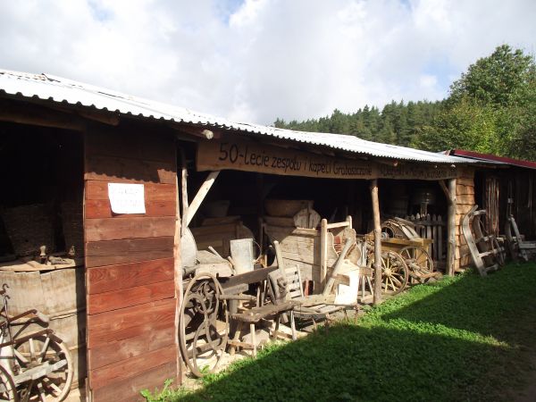 na skansenie u Tomka Kędry - na przysiółku Podlas.