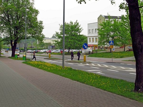 Ulica Kościerska przy ZSP