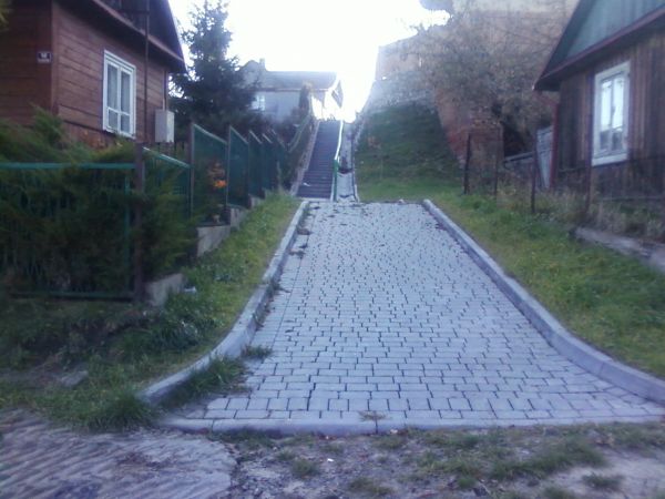 Urokliwa uliczka we Włodawie