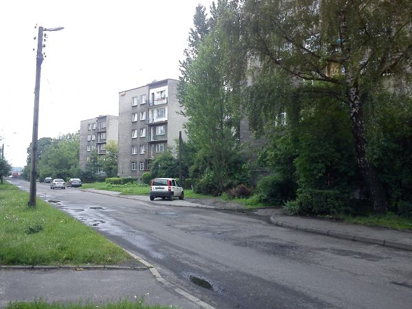 Sosnowiec-Kazimierz Górniczy. Osiedle przy Ulicy Wagowej.