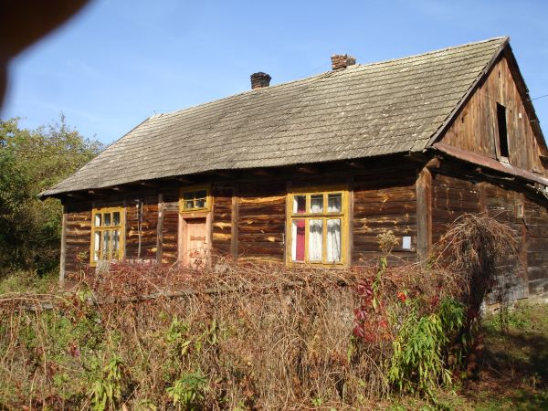 Zabudowa we wsi Harmoniny gm. Nowy Korczyn