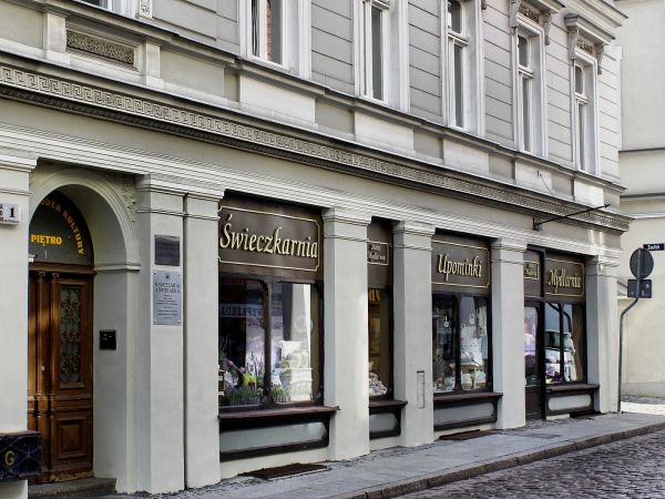 Ulica Batorego na bydgoskiej starówce.