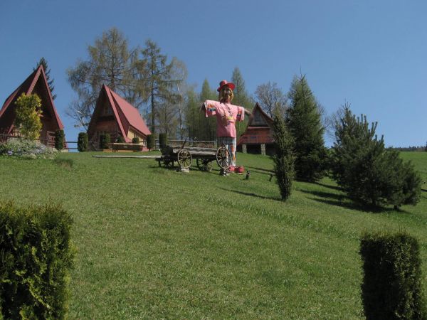 Domki w pobliżu chaty