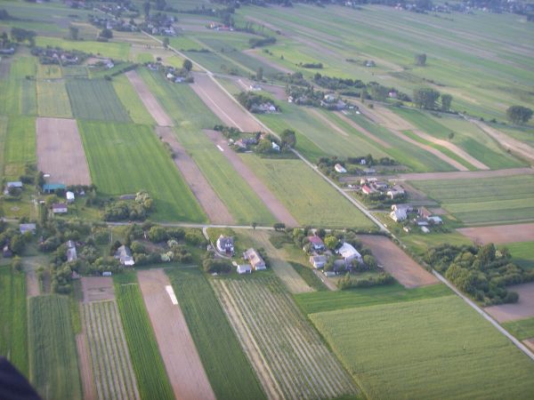 Zrebce widok na stara wies  foto: W. Pietrykowski