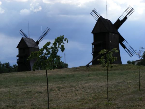 Wiatraki pamietające bitwę. Mają swoje imiona