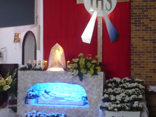 Grób Pański w kościele p.w św.Miłosierdzia Bożego w 2016r