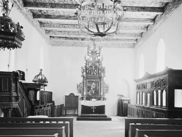 Kościół wnętrze 1938r