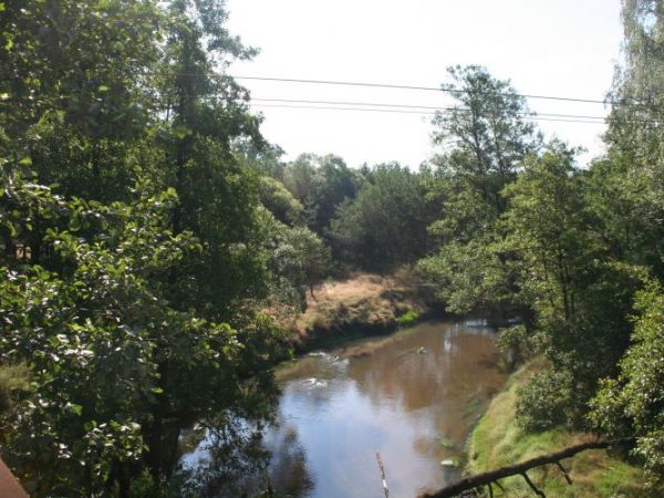 A ta rzeczka to Mała Panew niezbyt czysta, ale za to bardzo ciekawa