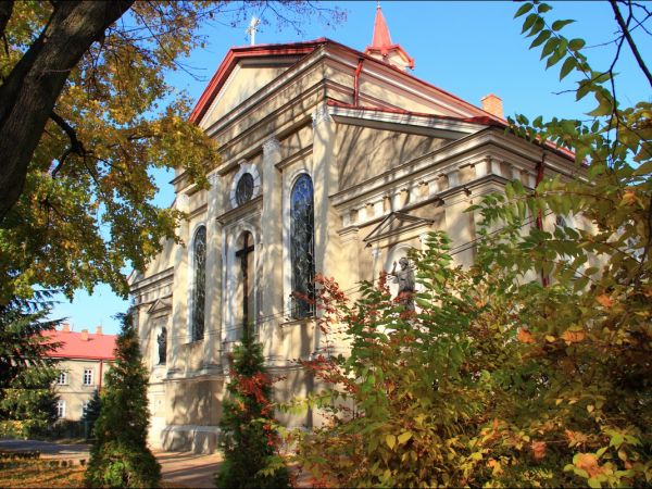 Klasztor i park  ss. Niepokalanek na Głębokiej.
