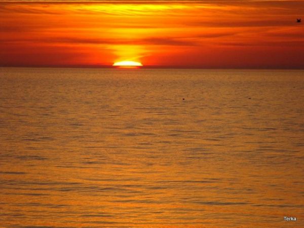 Zachód słońca nad Bałtykiem