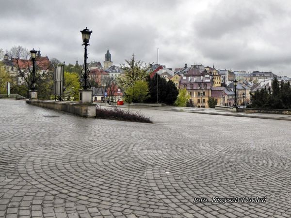 Lublin, widok od bramy zamku królewskigo na stare miasyo - foto. Krzysztof Goleń