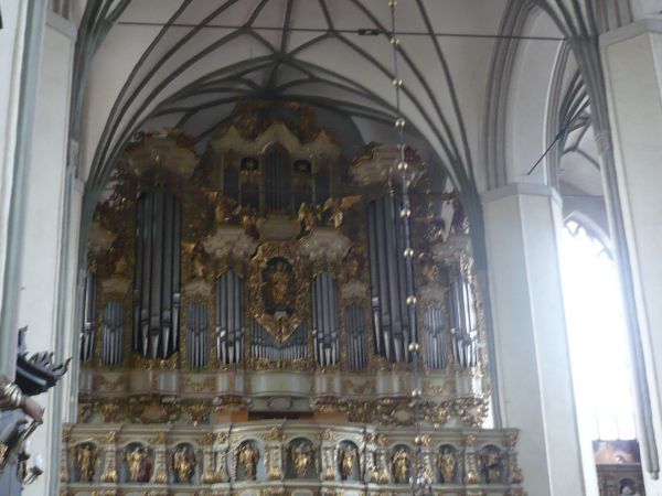 Organy późnobarokowe prospekt organowy z 1755r.