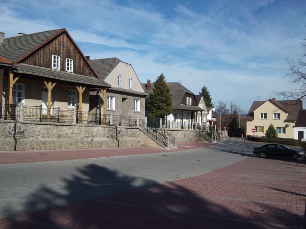 Fragment rynku w Czchowie