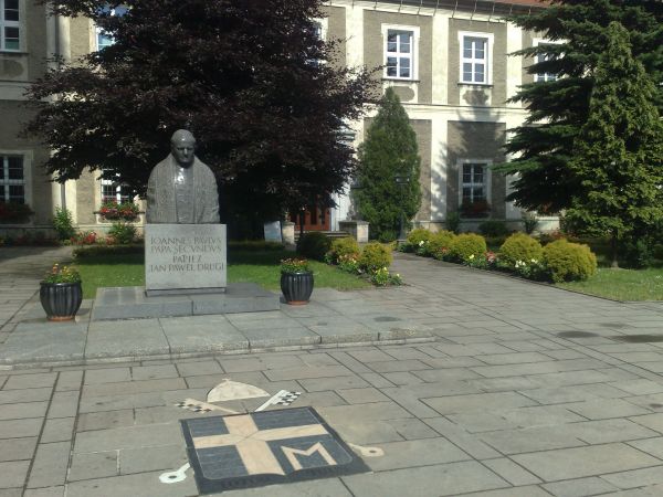 Teren Klasztoru Ojców Redemptorystów.