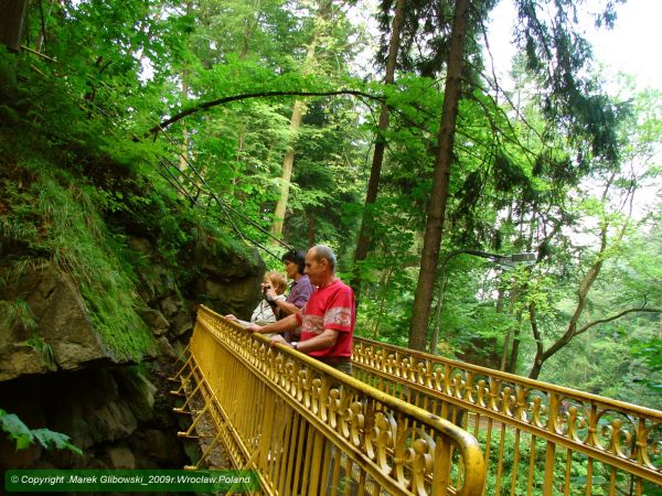 Wodospad Wilczki w Międzygórzu