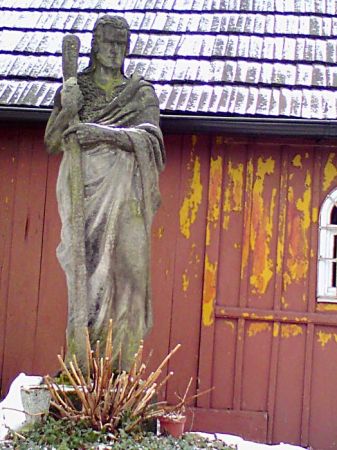 Zabytkowy, drewniany kościół pw Świętej Trójcy - autor A.Olszewski